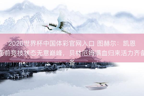 2026世界杯中国体彩官网入口 图赫尔：凯恩面前竞技状态无意巅峰，贝林厄姆满血归来活力齐备