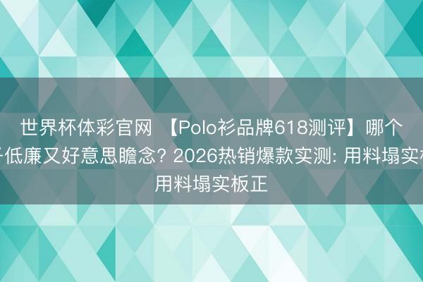 世界杯体彩官网 【Polo衫品牌618测评】哪个