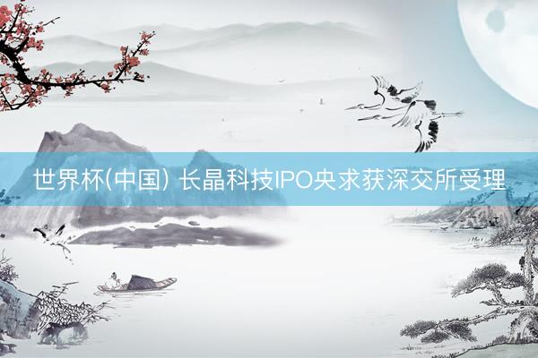 世界杯(中国) 长晶科技IPO央求获深交所受理